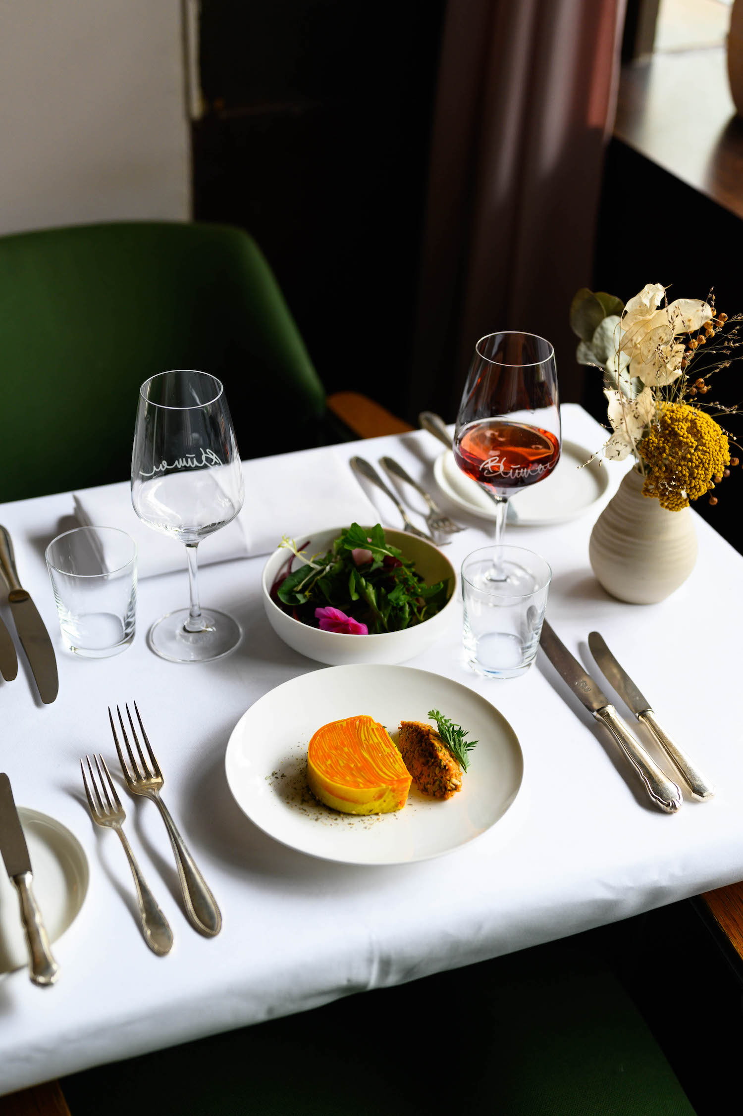 A Table for Two at Blumen in Frankfurt