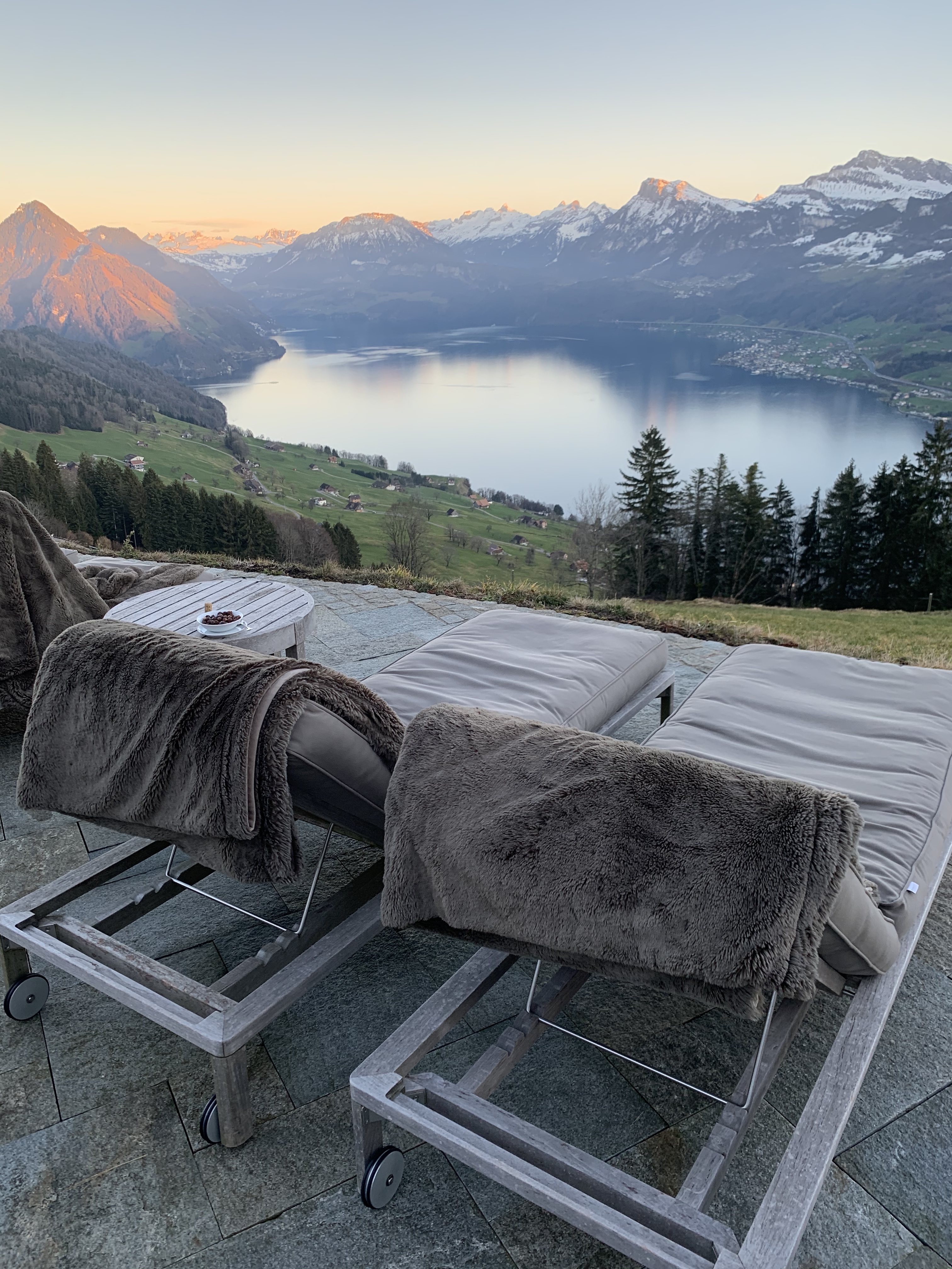 Unbeatable views at Hotel Villa Honegg