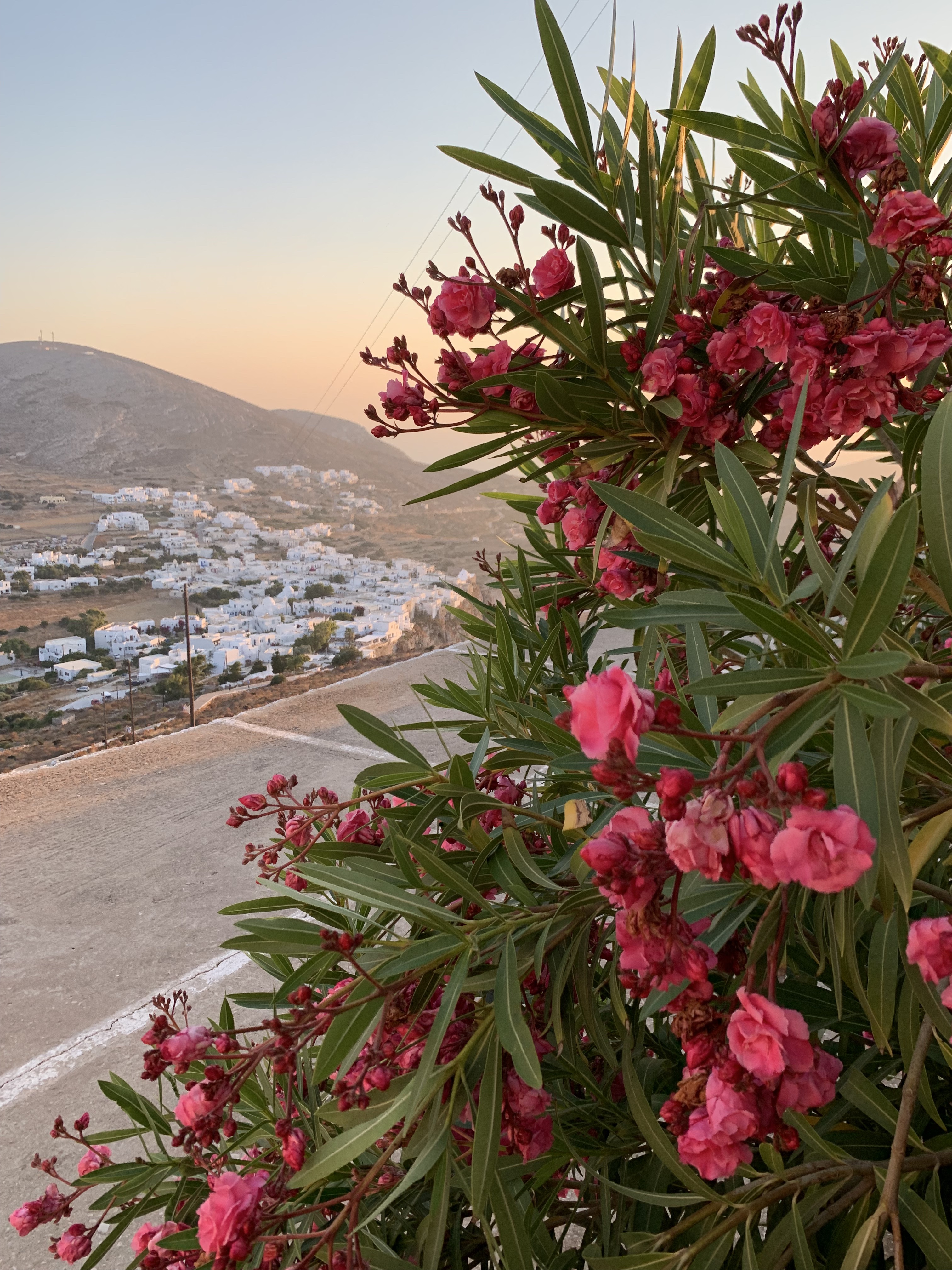 Sunset from Panagia Church in Folegandros