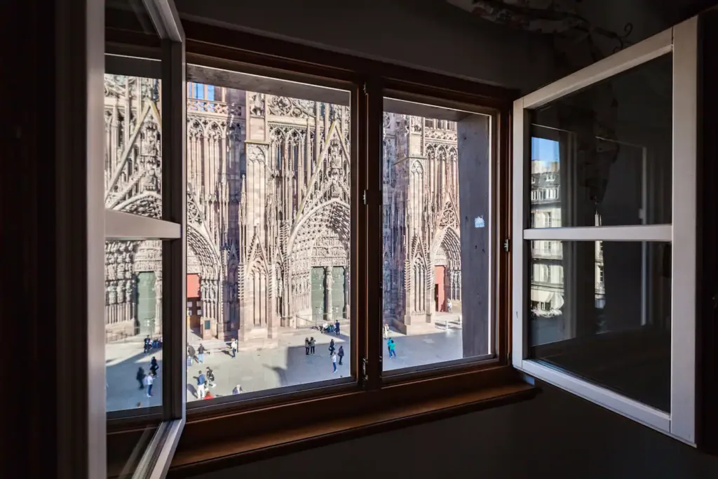 COZY APARTMENT WITH CATHEDRAL VIEWS in Strasbourg // Photo credit Airbnb