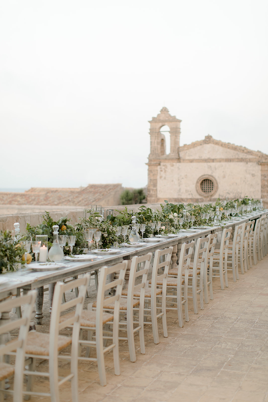 Wedding dinner at Tonnara Marzamemi, Sicily // Photo Credit Monika Leggio Wedding Photography