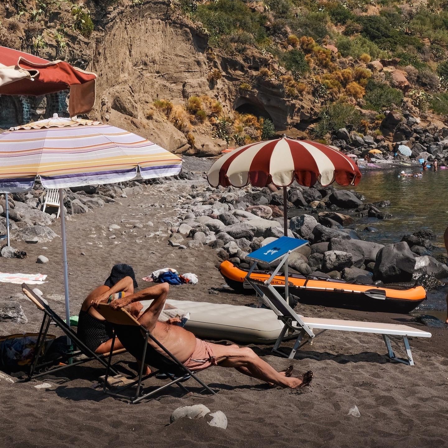 Rinella Beach, Salina island in Sicily // Photo Credit Roberta Mazzone