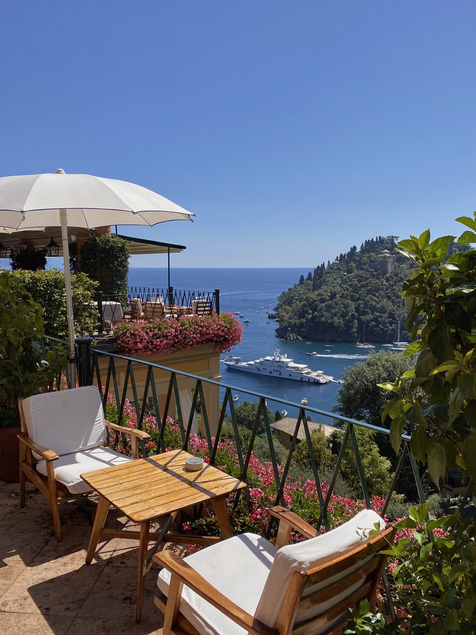 The view from Belmond Splendido, Portofino // Photo Credit Giacomo Sonzini