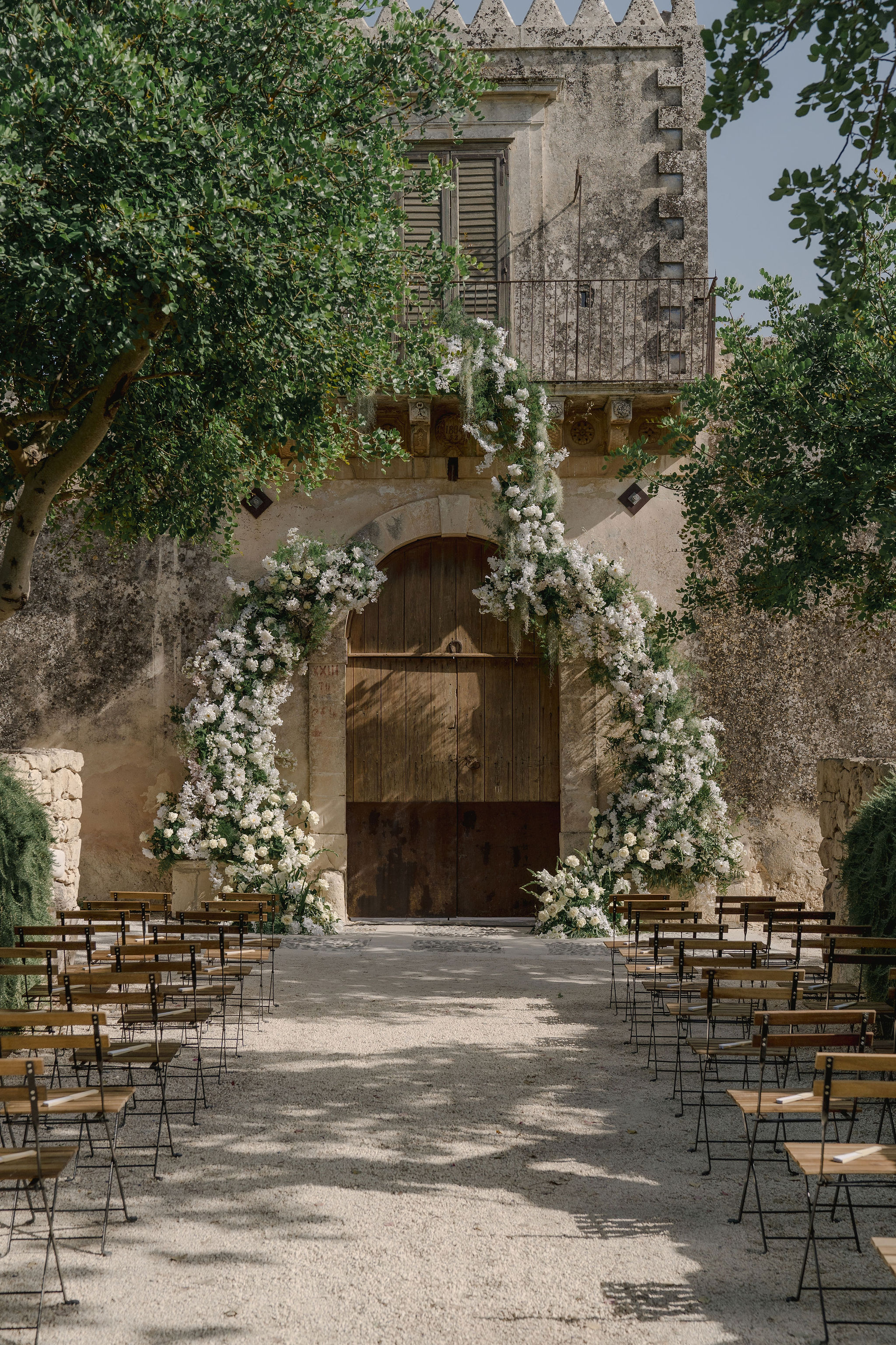 Imagine having your wedding ceremony here at Dimora Delle Balze, Sicily // Photo Credit Monika Leggio Wedding Photography