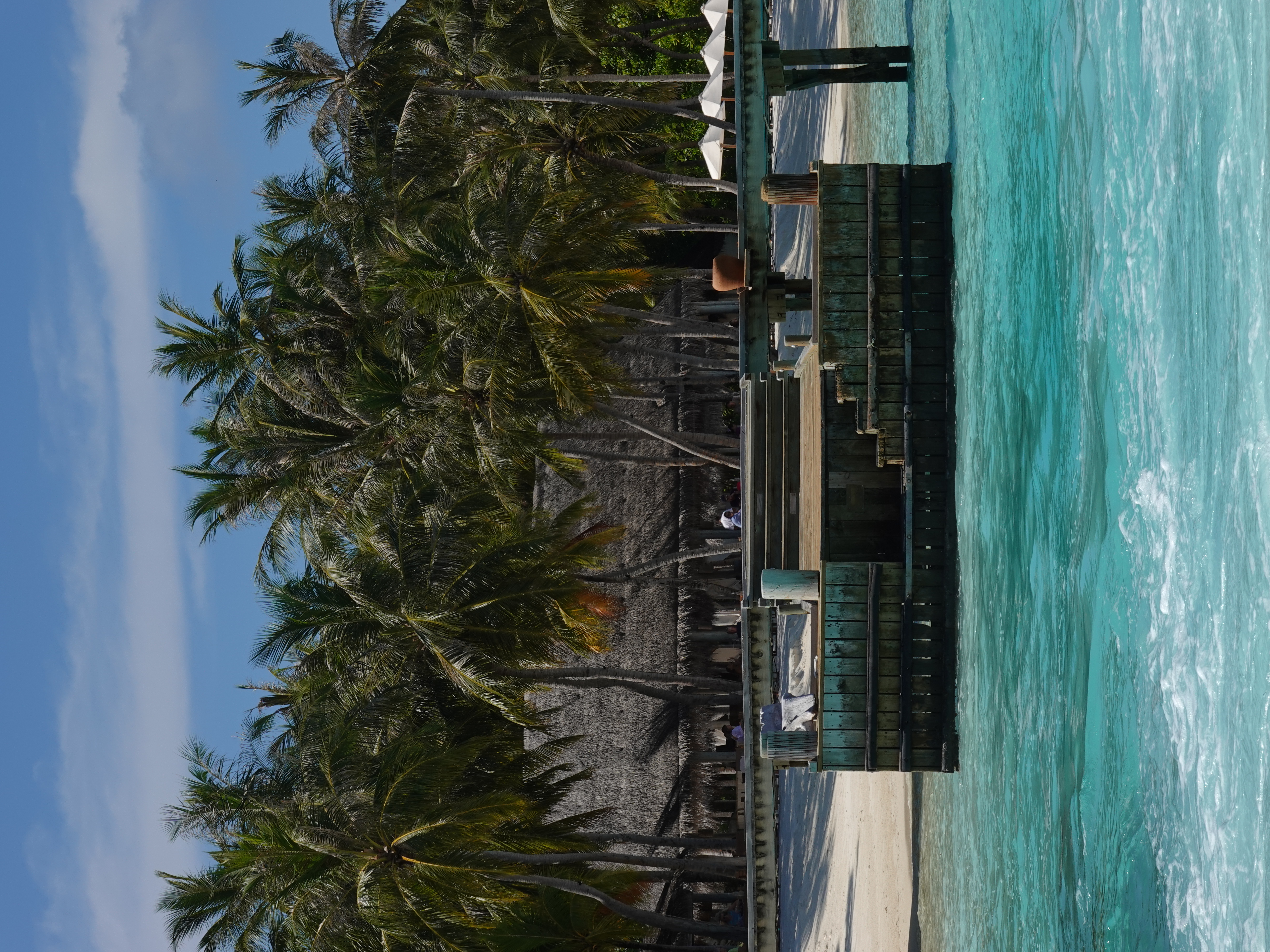 Arrival jetty at Gili Lankanfushi