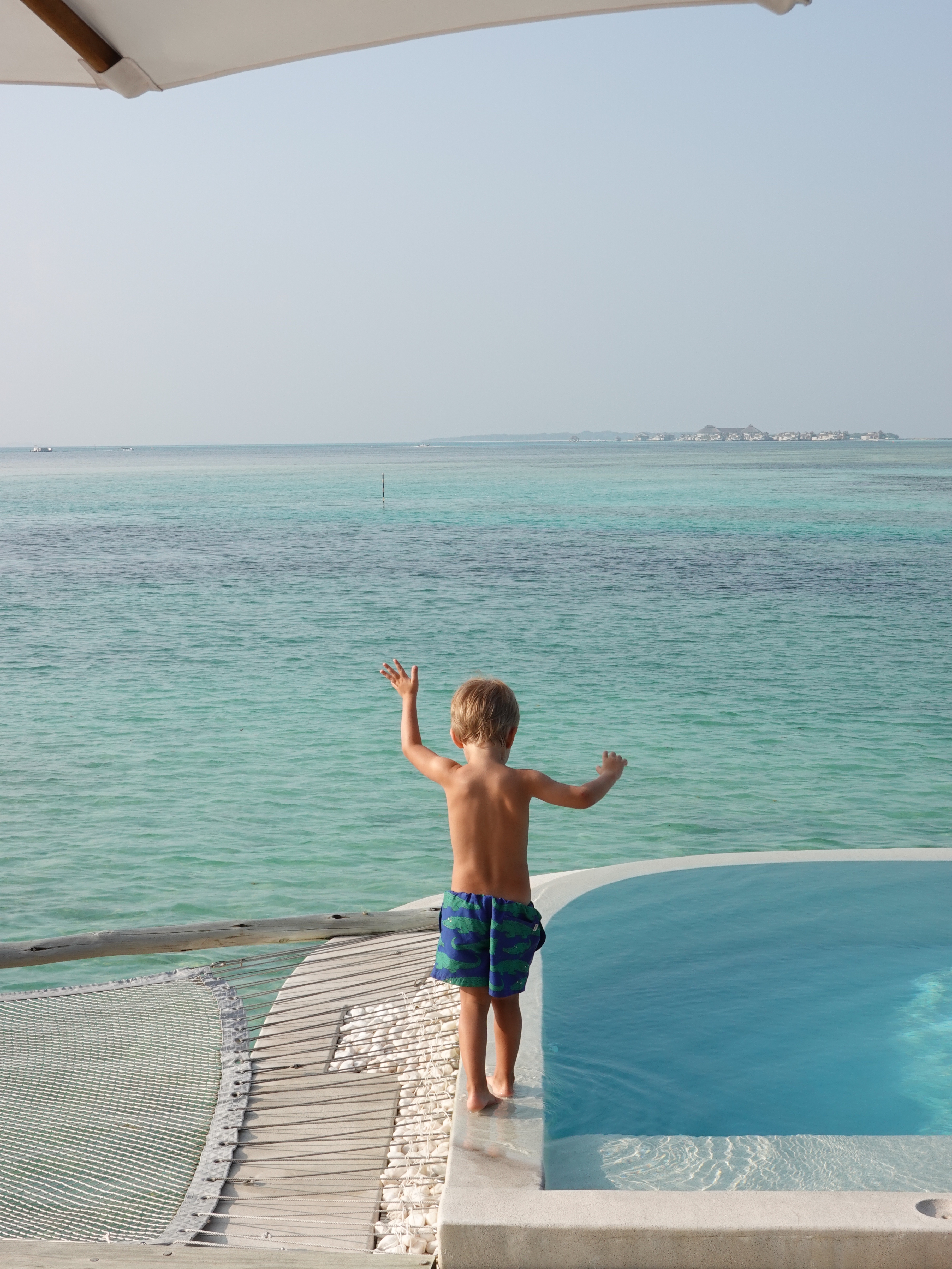 Our overwater villa at Soneva Jani