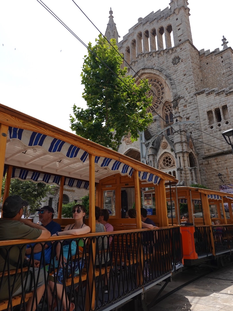The famous historic tram of Soller