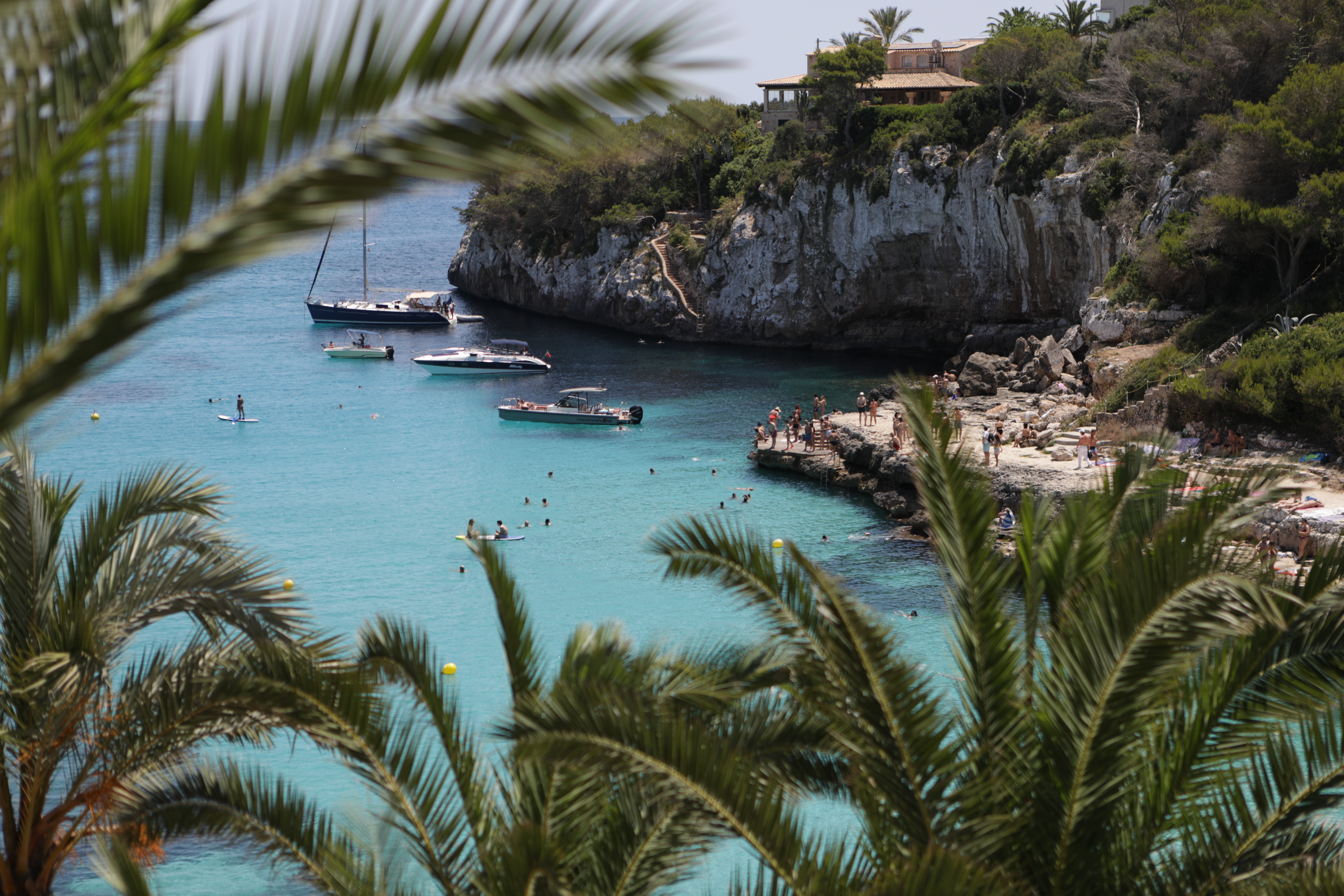 Mallorca's most beautiful beaches - Cala Llombards in the South-East