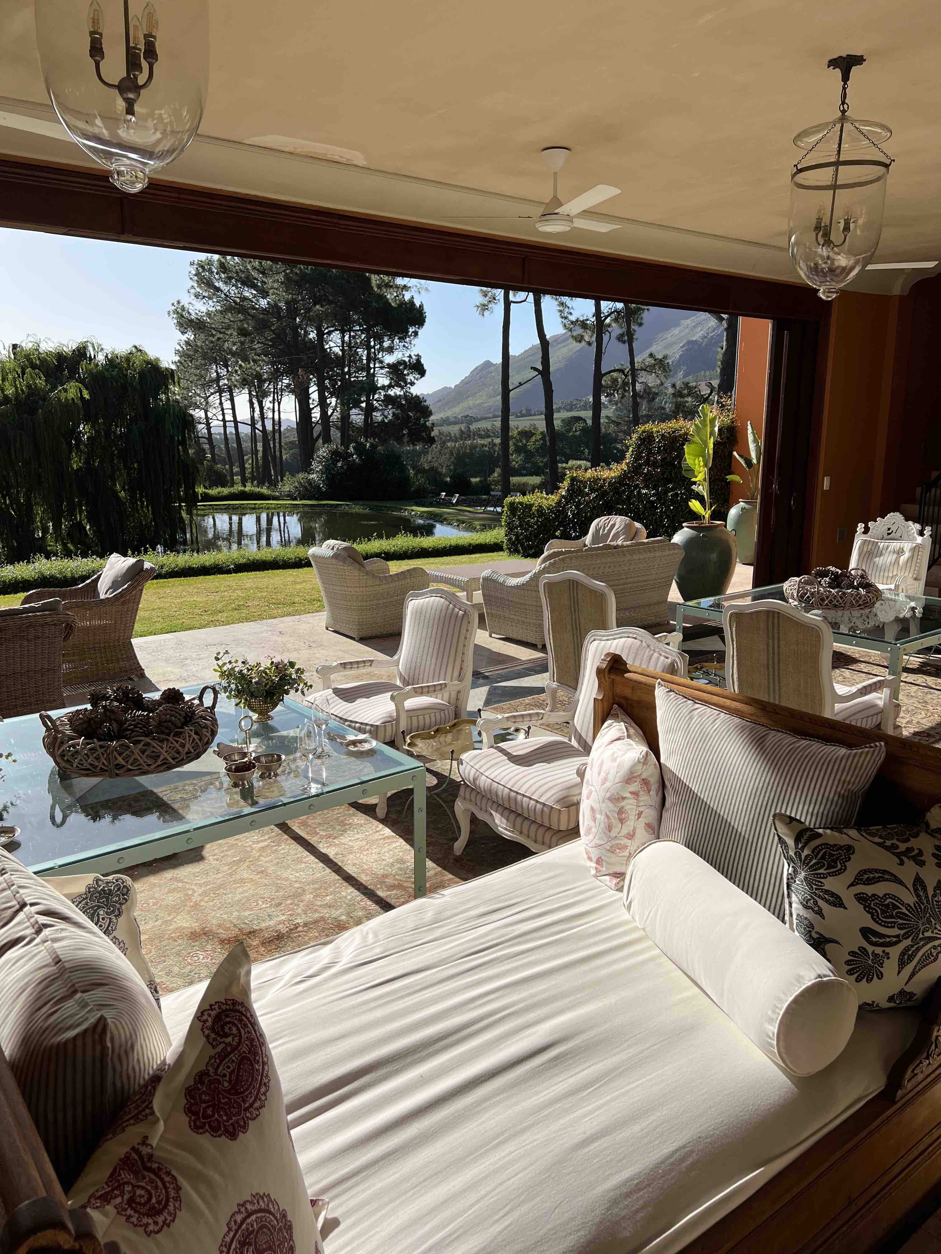La Residence restaurant in Franschoek is a feast for the stomach and the eyes 