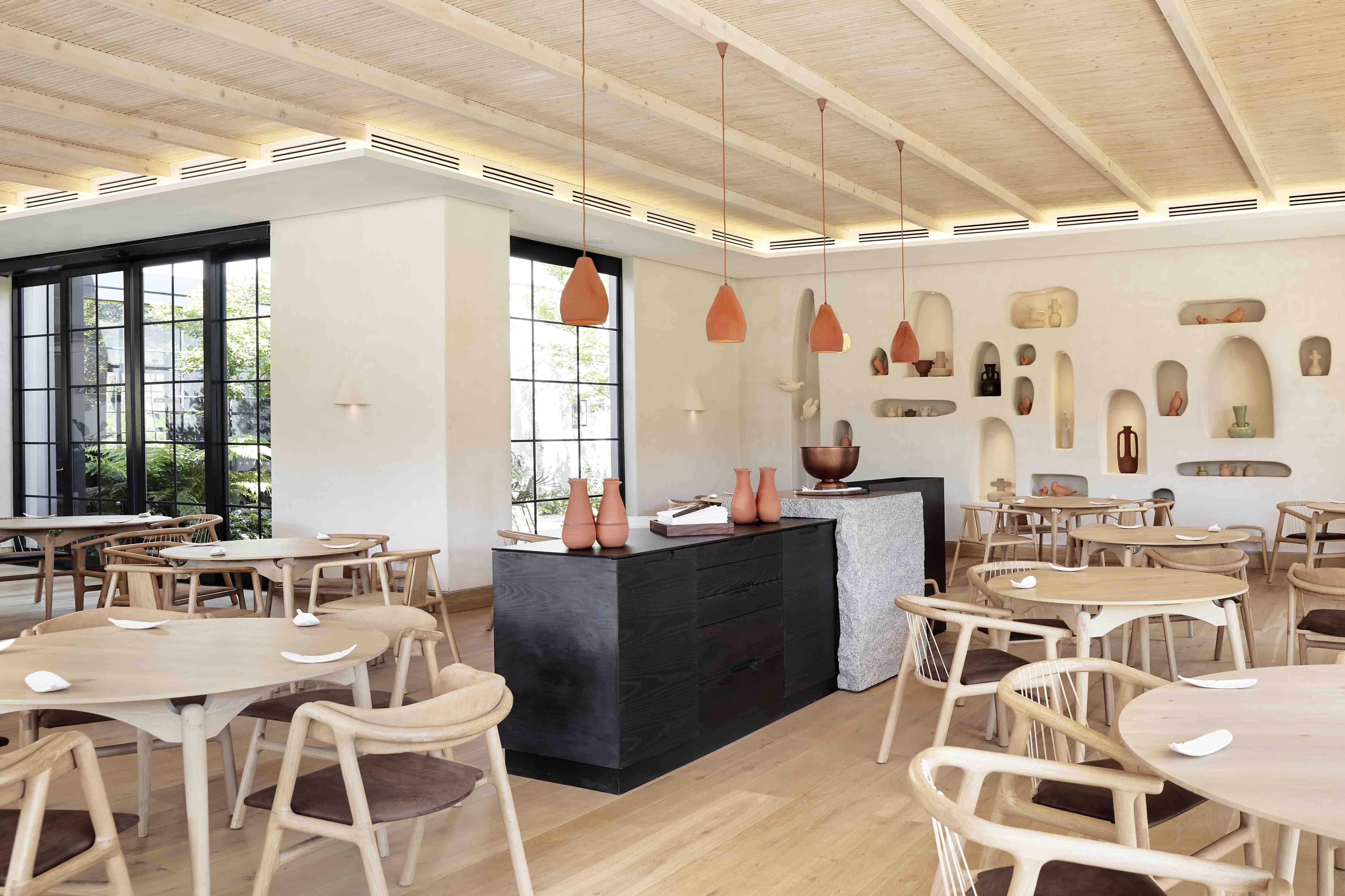 Interiors at La Petite Colombe, Franschhoek's famous fine dining restaurant // Photo Credit Andrea Van Der Spuy