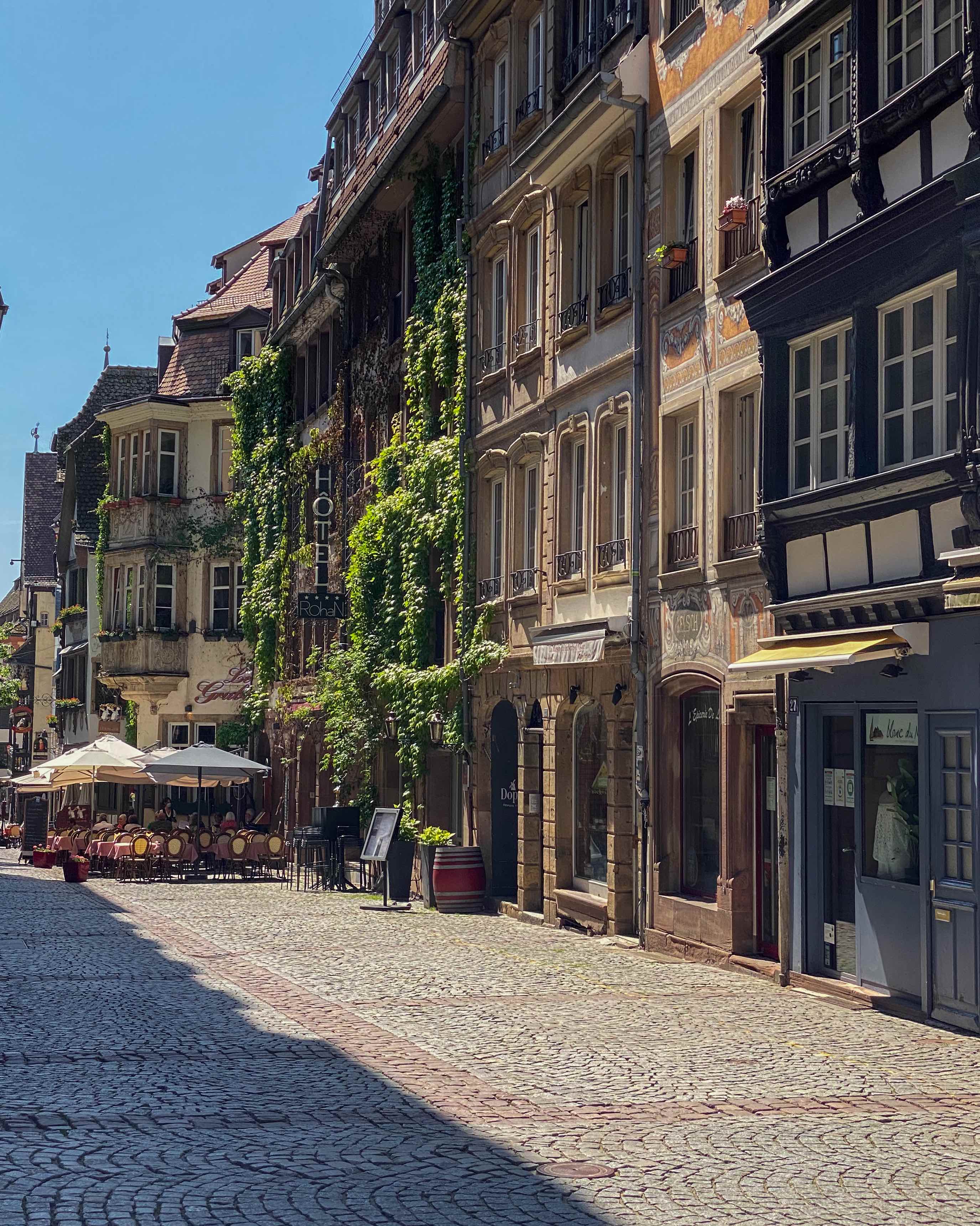 Rue du Maroquin is the postcard street of Strasbourg // By @travelwithadrien
