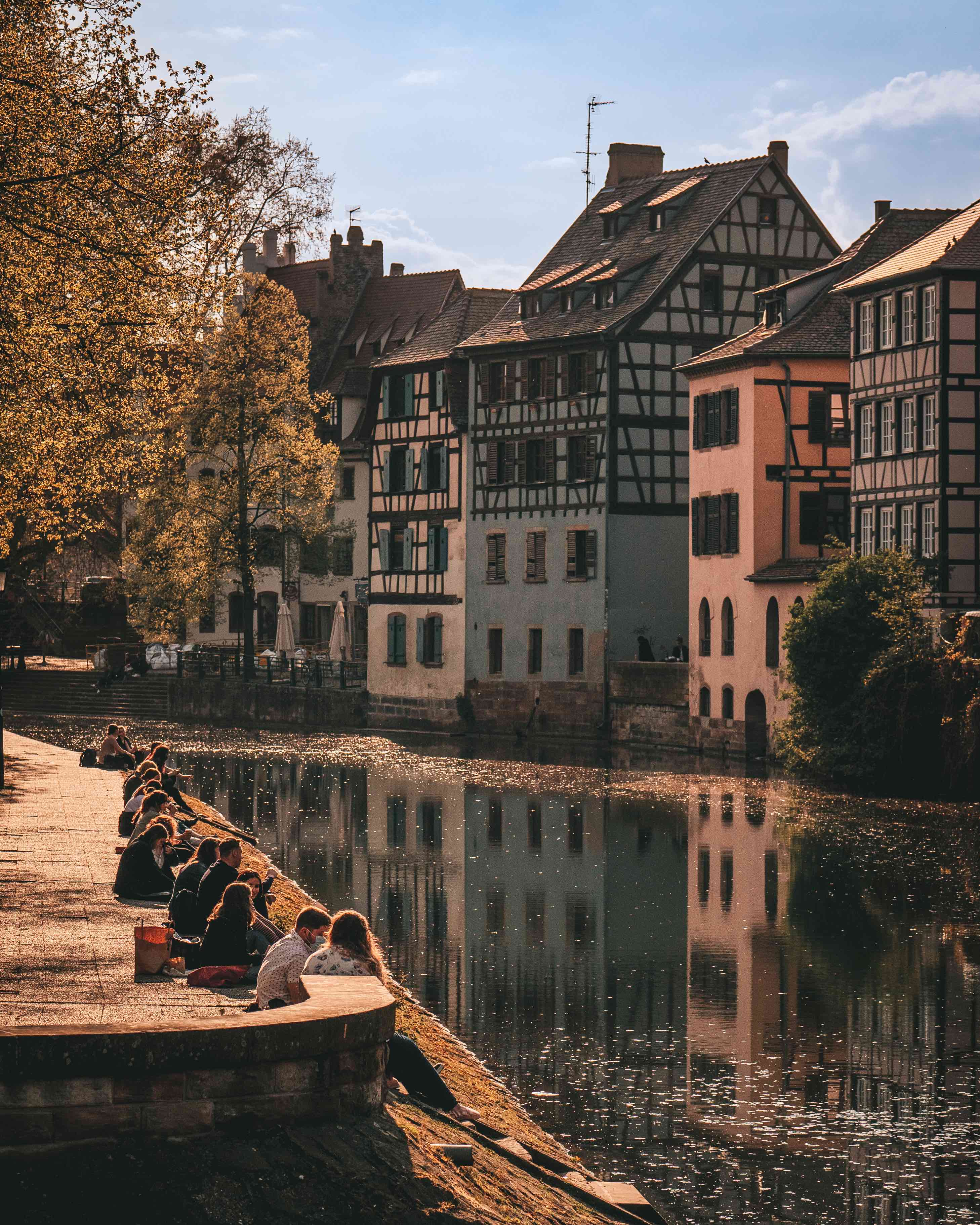Staying in a hotel directly on the river in Strasbourg adds a special  charm to the trip // Photo credit @travelwithadrien