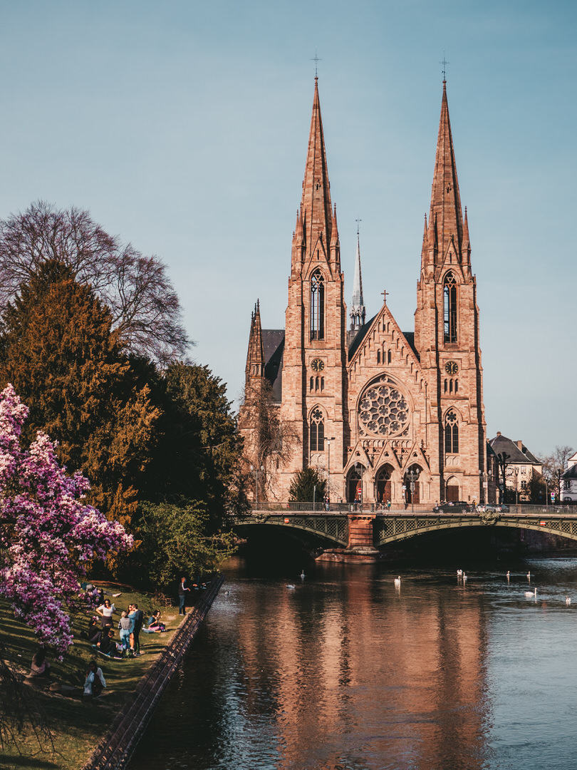 Visiting Saint-Paul Church would be the less touristy activity on our List of Top Things to do in Strasbourg // By @travelwithadrien