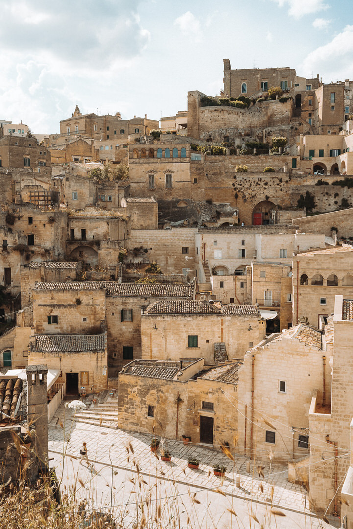Matera, early in the morning, before the tourists arrive. Photo credit @roamandthrive