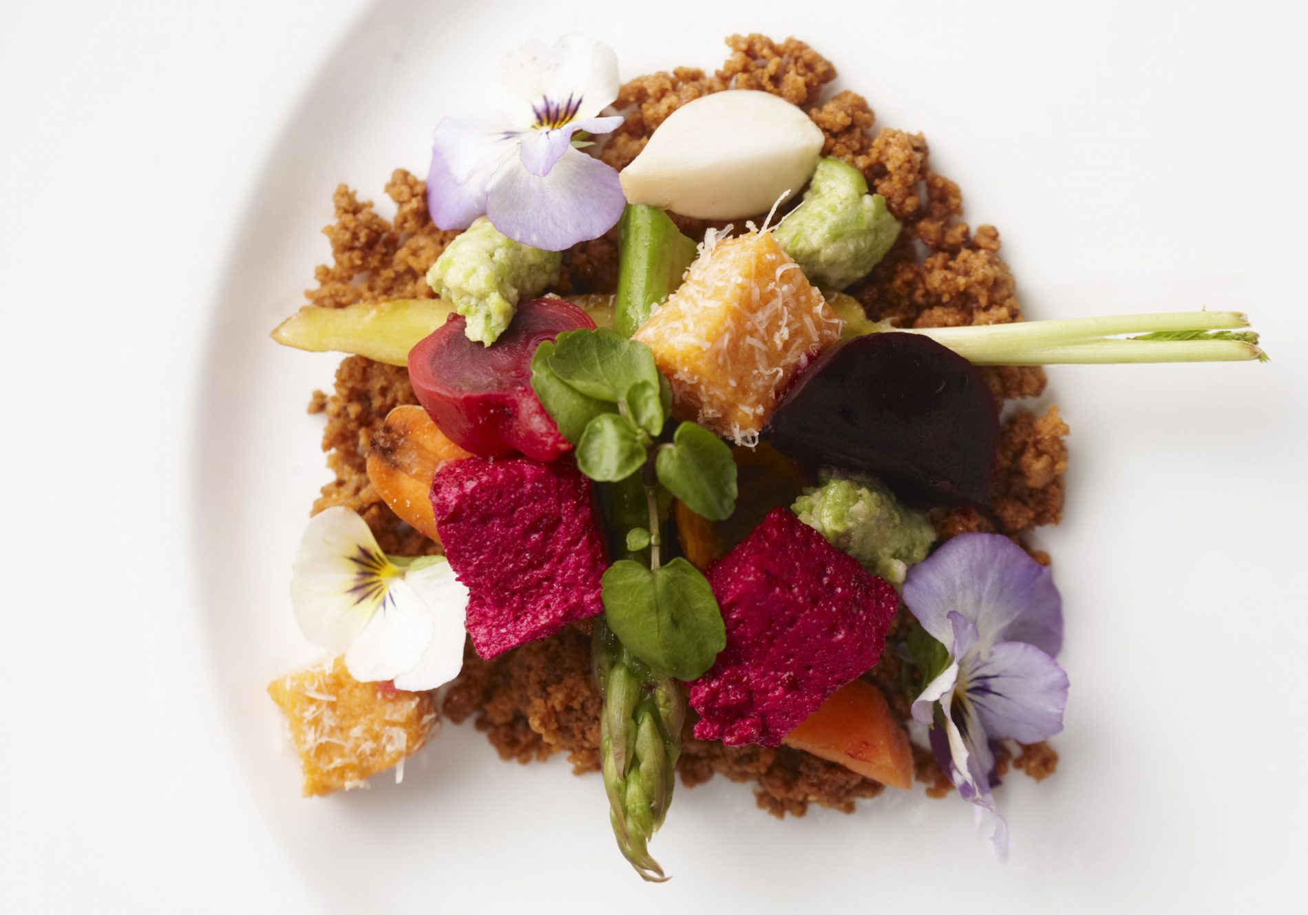 The food at Delaire Graff Restaurant in Stellenbosch uses hand-picked vegetables and fruits picked every morning from the estate’s own greenhouse. Photo Credit Delaire Graff