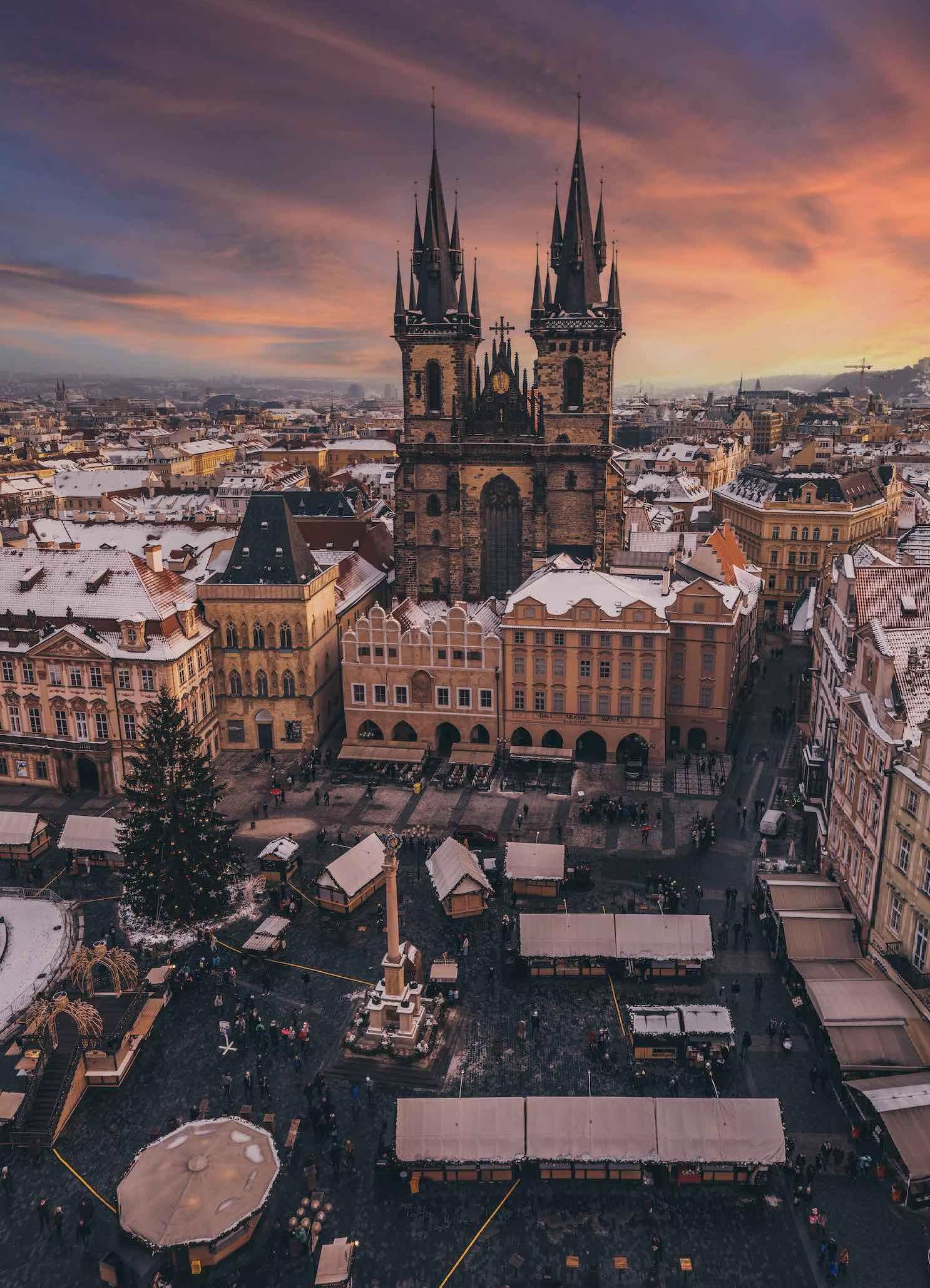 Prague Christmas Market // Photo Credit Veronika Medunova