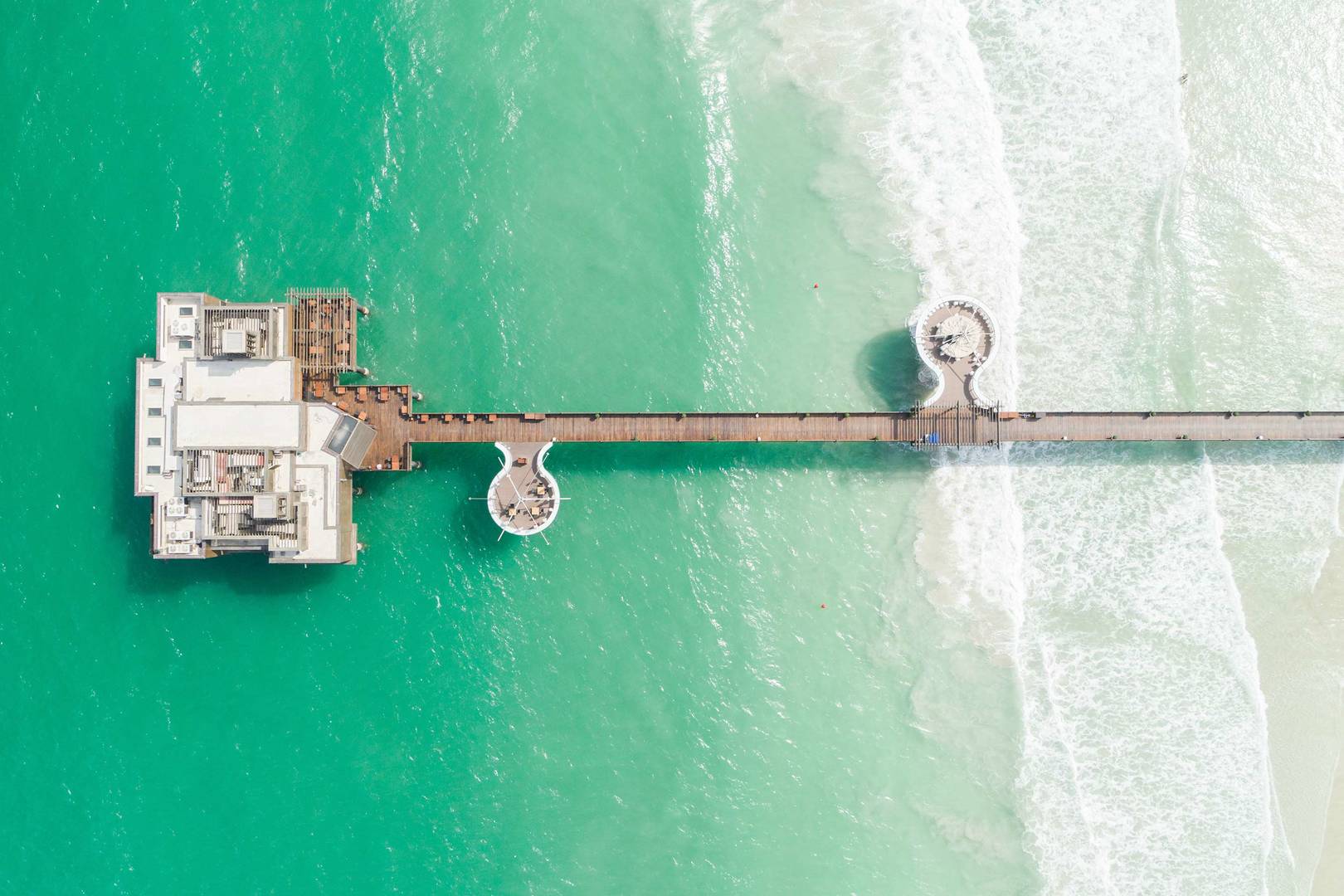 Pierchic as seen from above. Photo credit Pierchic Jumeirah