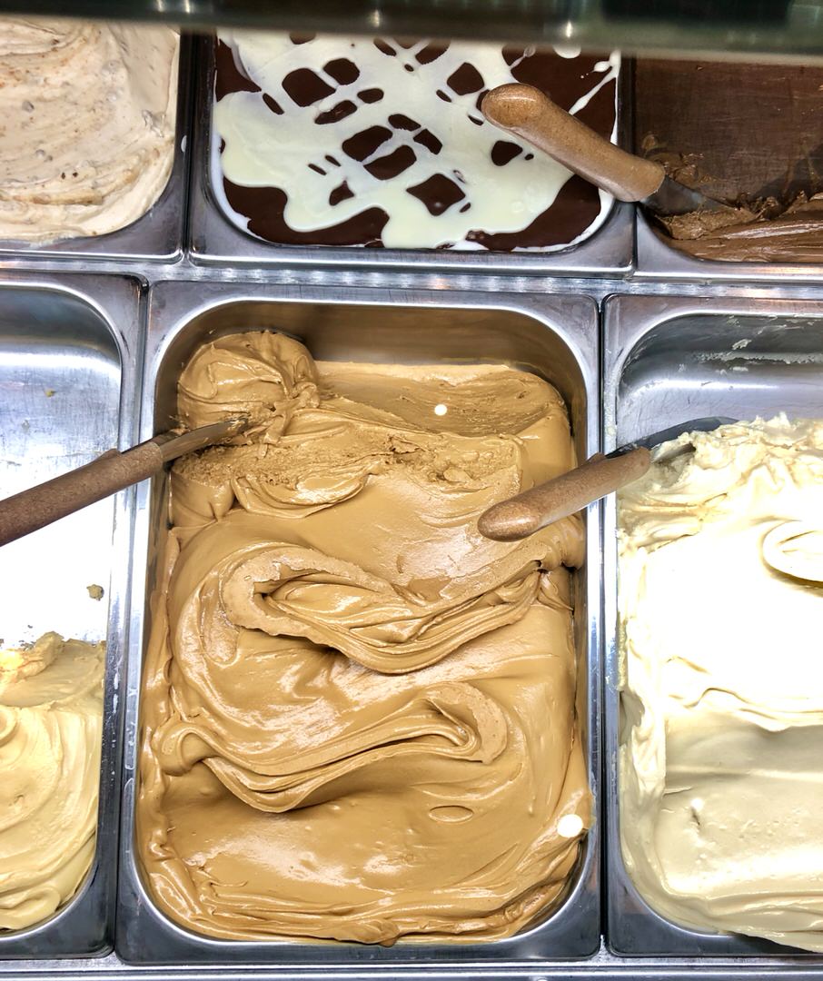 You cannot leave a restaurant in Florence without a good dessert. Left Sbrino, right Trattoria Sostanza