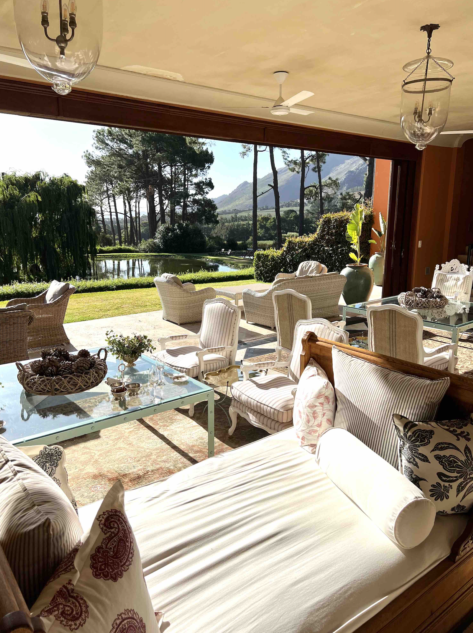 La Residence is a rather expensive boutique hotel in Franschhoek.