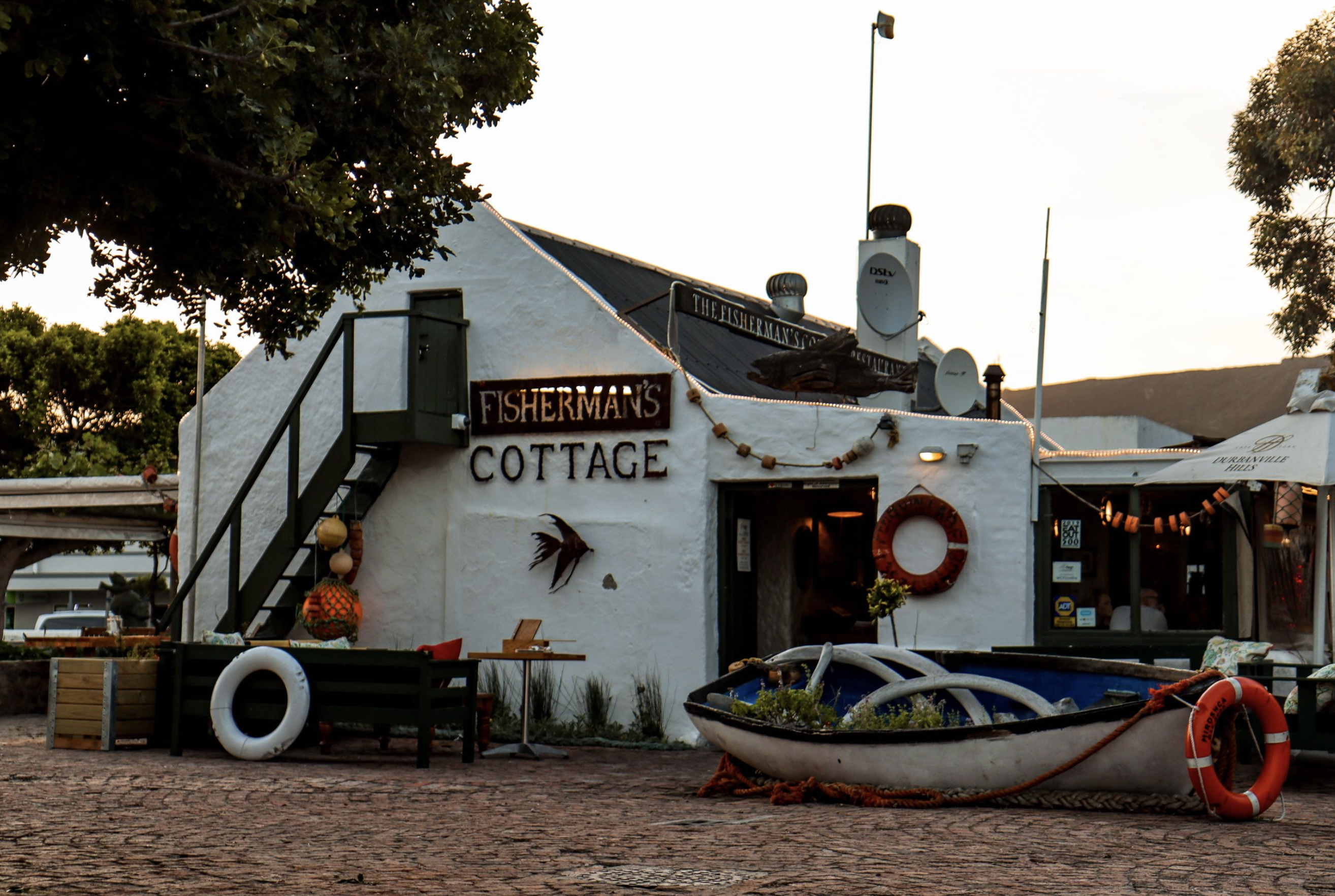 Fisherman's Cottage is the local's favorite restaurant in Hermanus. Photo by Fisherman's Cottage