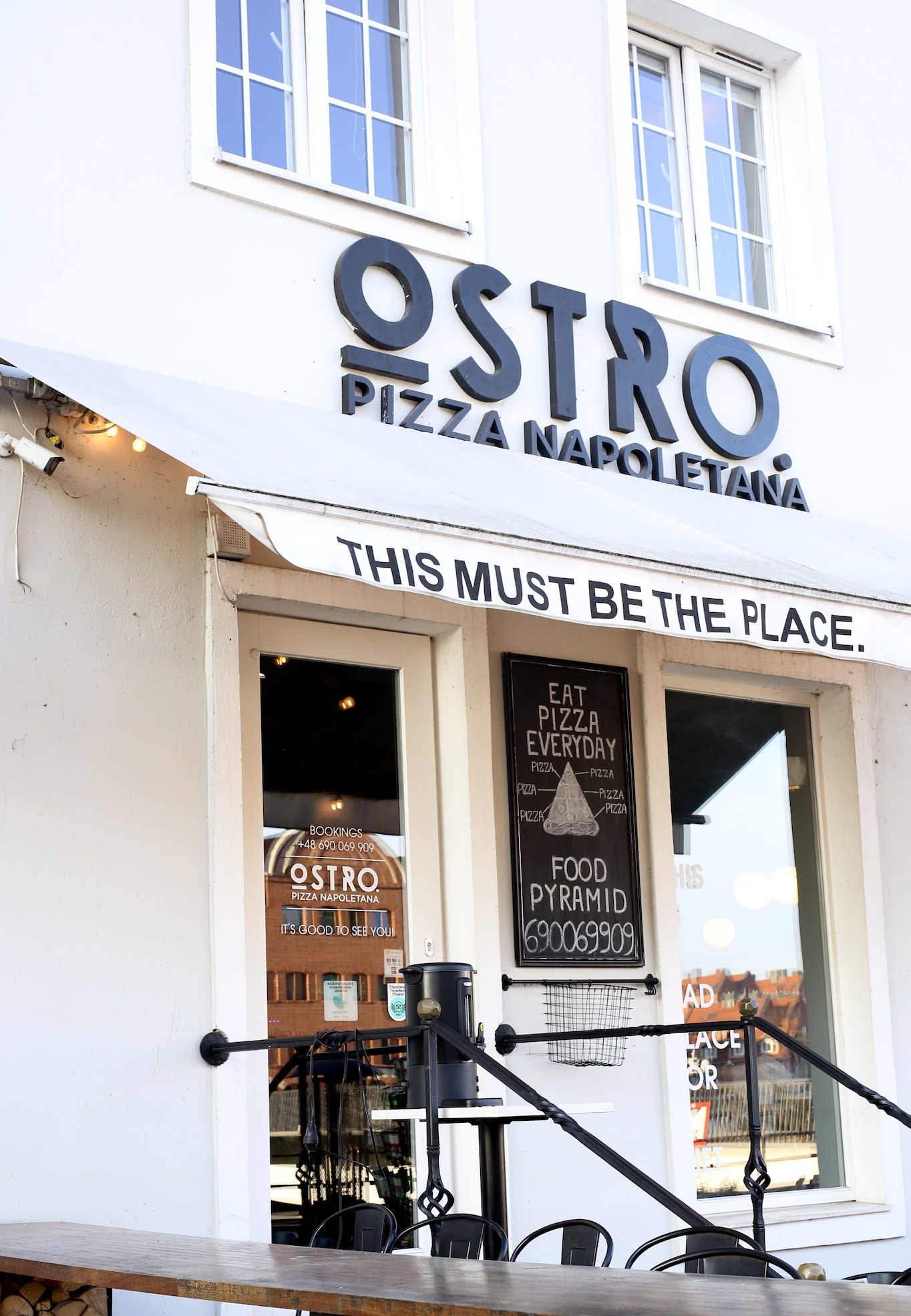 The best Italian pizza you can find in Gdansk! Photo by Zofia Cudny