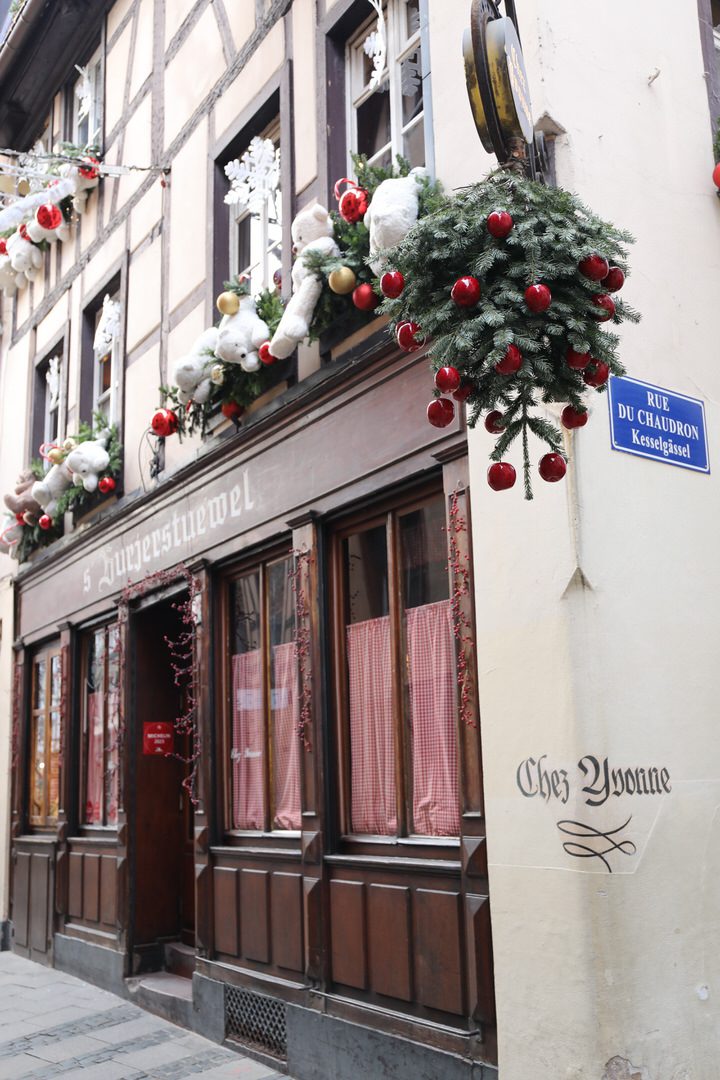 Chez Yvonne has become an institution in Strasbourg