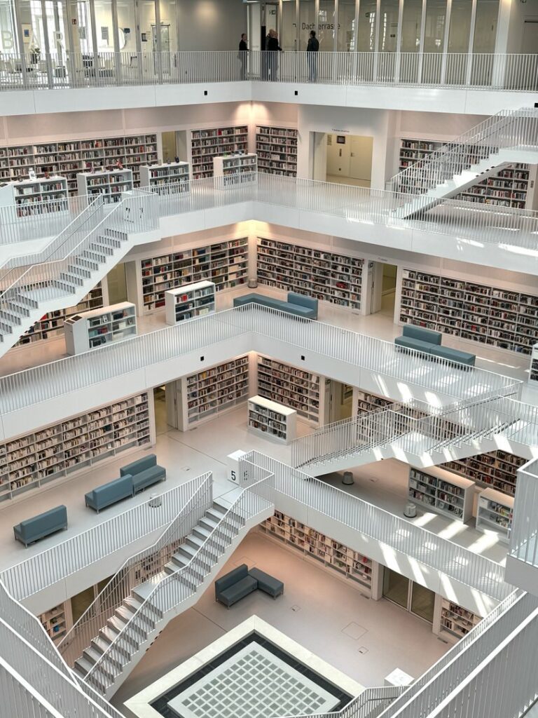 Stadtbibliothek Stuttgart is a reason good enough to visit this city. Just incredible and free to enter.