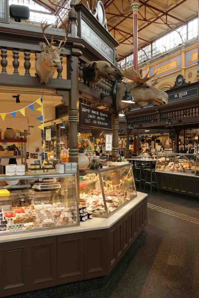Östermalms Saluhall is a feast for the senses — from fresh seafood to Swedish delicacies, all under a stunning 19th-century roof. Come hungry, and don’t skip the classic shrimp sandwich.